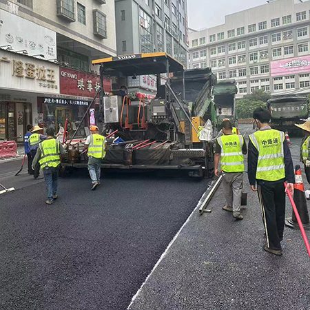 道路沥青摊铺1